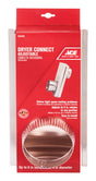 Ace 6 in. L X 4 in. D Black/Silver Aluminum Adjustable Dryer Connector