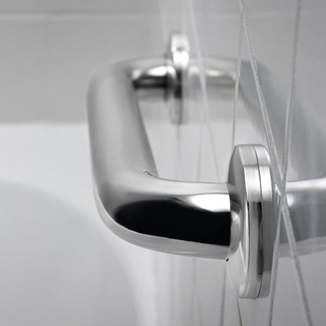 Delta 24 in. L ADA Compliant Peened Stainless Steel Grab Bar