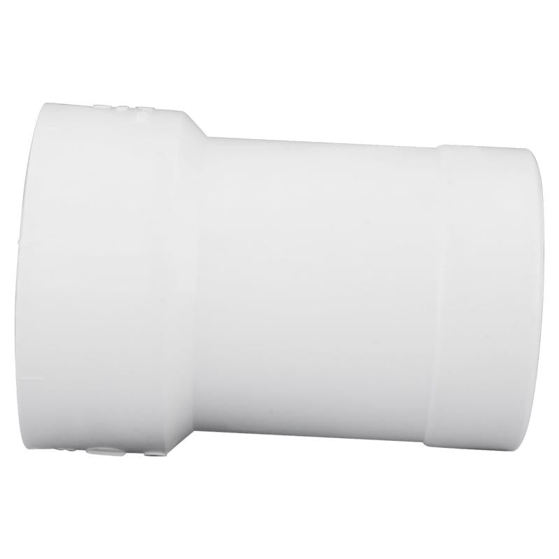 Charlotte Pipe 2 in. Hub X 2 in. D Spigot PVC Pipe Adapter 1 pk