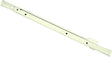 Knape & Vogt 1805H WH 550 Drawer Slide, 75 lb, 550 mm L Rail, 12.5 mm W Rail