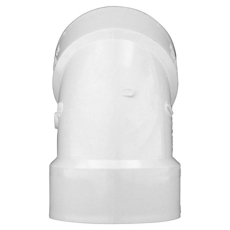Charlotte Pipe Schedule 40 2 in. Hub X 2 in. D Hub PVC Elbow 1 pk