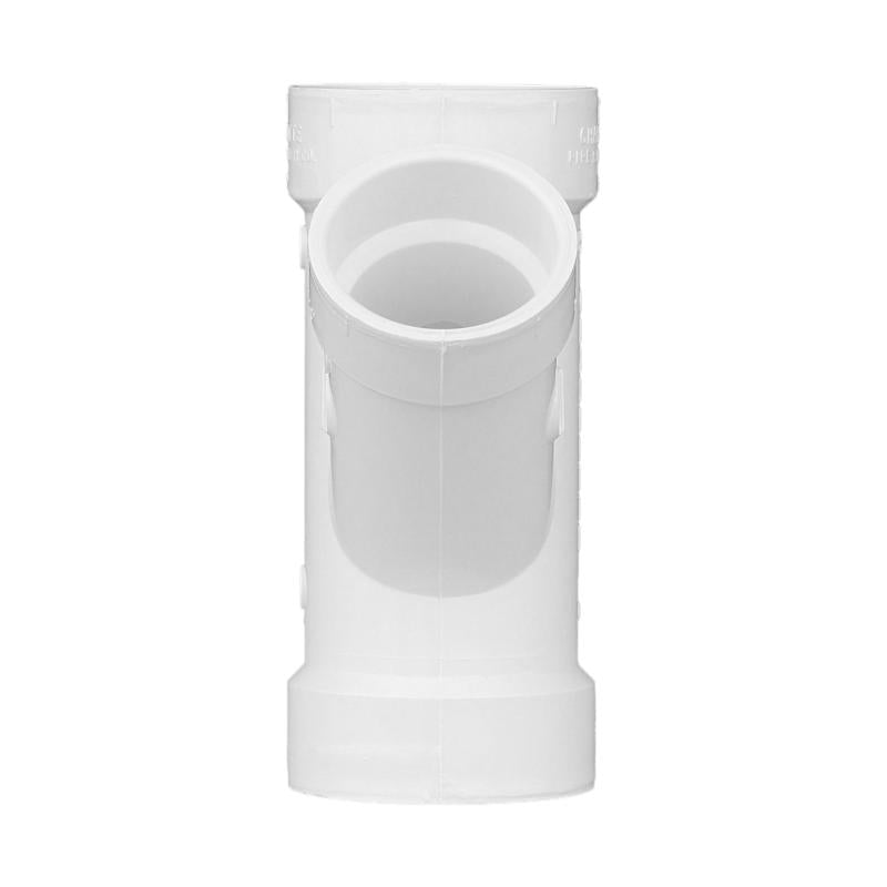 Charlotte Pipe Schedule 40 1-1/2 in. Hub X 2 in. D Hub PVC Reducing Wye 1 pk