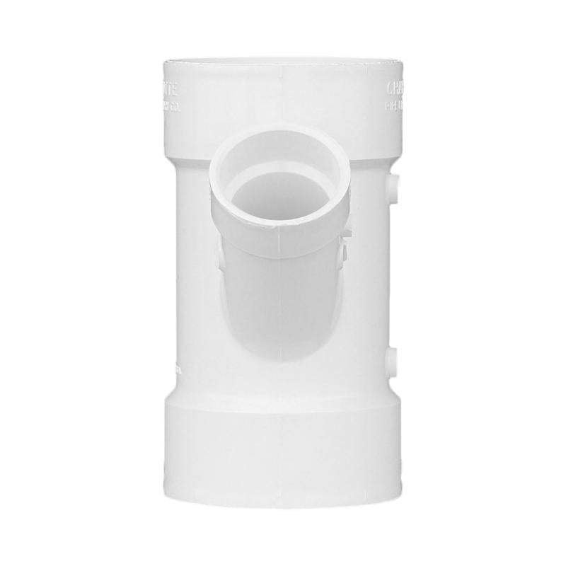 Charlotte Pipe Schedule 40 3 in. Hub X 3 in. D Hub PVC Reducing Wye 1 pk