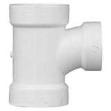 Charlotte Pipe Schedule 40 2 in. Hub X 2 in. D Hub PVC Sanitary Tee 1 pk