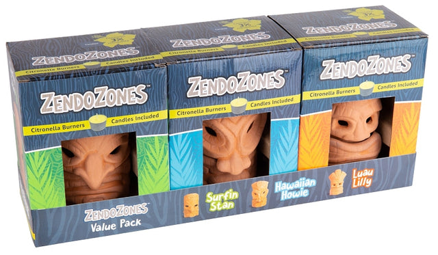 ZendoZones 18P-HLS Citronella Burner, 8 hr Burn Time