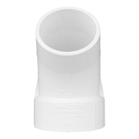 Charlotte Pipe Schedule 40 3 in. Hub X 3 in. D Spigot PVC Street Elbow 1 pk