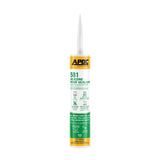 APOC Armor Flash AP-581 Series AP-5819 Silicone Roof Sealant, White, Free-Flowing Paste, 10 oz, Tube, Pack of 12
