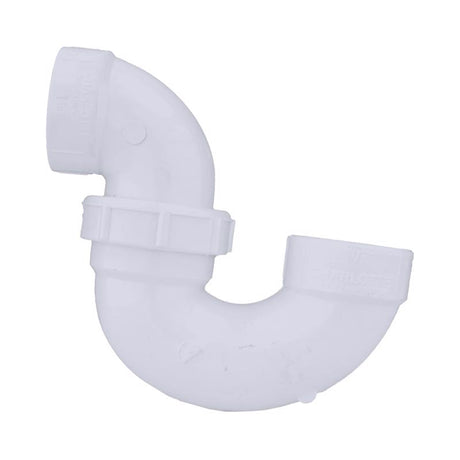 Charlotte Pipe Schedule 40 1-1/2 in. Hub X 1-1/2 in. D Hub PVC P-Trap with Union 1 pk