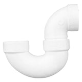 Charlotte Pipe Schedule 40 1-1/2 in. Hub X 1-1/2 in. D Hub PVC P-Trap with Union 1 pk, Pack of 10