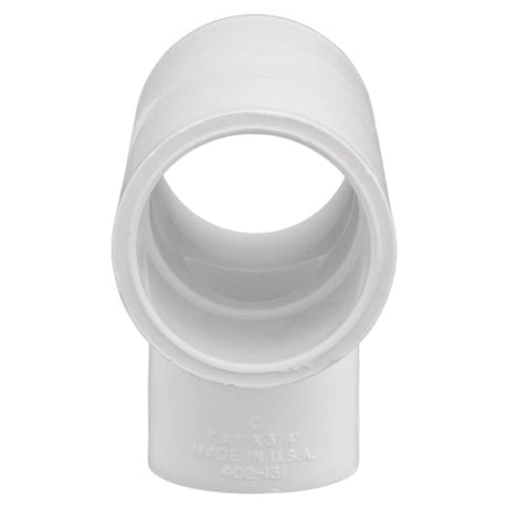 Charlotte Pipe Schedule 40 1 in. Slip X 1 in. D Slip PVC Reducing Tee 1 pk