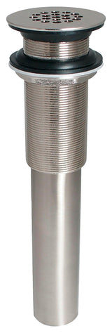 Stylewise K820-74BN Open Grid Sink Drain, 1-1/4 in Connection, Brass, Brushed Nickel