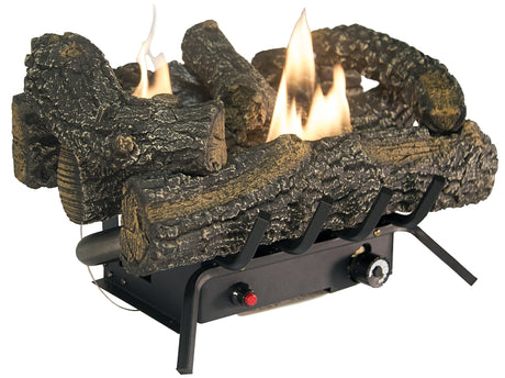 Kozy World GLD1855T Gas Log Set, 18 in Log, Electronic Ignition, 30000 Btu
