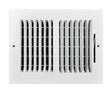 Tru Aire 6 in. H X 8 in. W 2-Way Powder Coat White Steel Wall/Ceiling Register