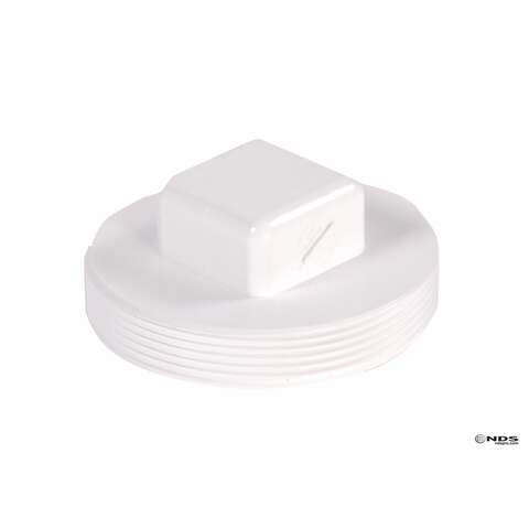 NDS Schedule 35 4 in. MPT each X 4 in. D MPT PVC Plug 1 pk