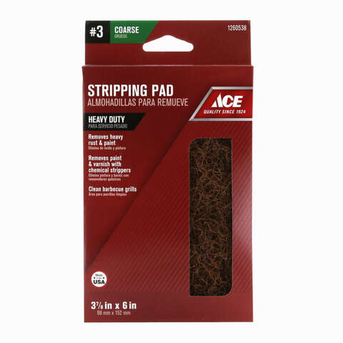 Ace 3 Grade Coarse Stripping Pad 1 pk, Pack of 5