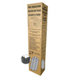 Quick R 31380U Pipe Insulation, 1-3/8 in ID x 2-1/8 in OD Dia, 6 ft L, Polyethylene, Charcoal, Pack of 32