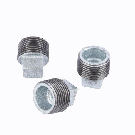 STZ Industries 3 in. MIP each Galvanized Malleable Iron Plug