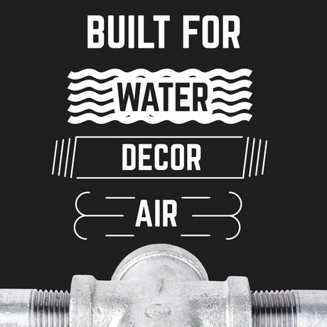 STZ Industries 3 in. FIP each X 3 in. D FIP 3 in. D FIP Galvanized Malleable Iron Tee