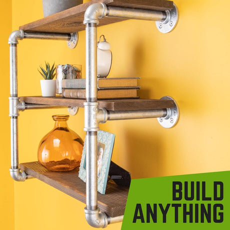 STZ Industries 3 in. FIP each X 3 in. D FIP 3 in. D FIP Galvanized Malleable Iron Tee