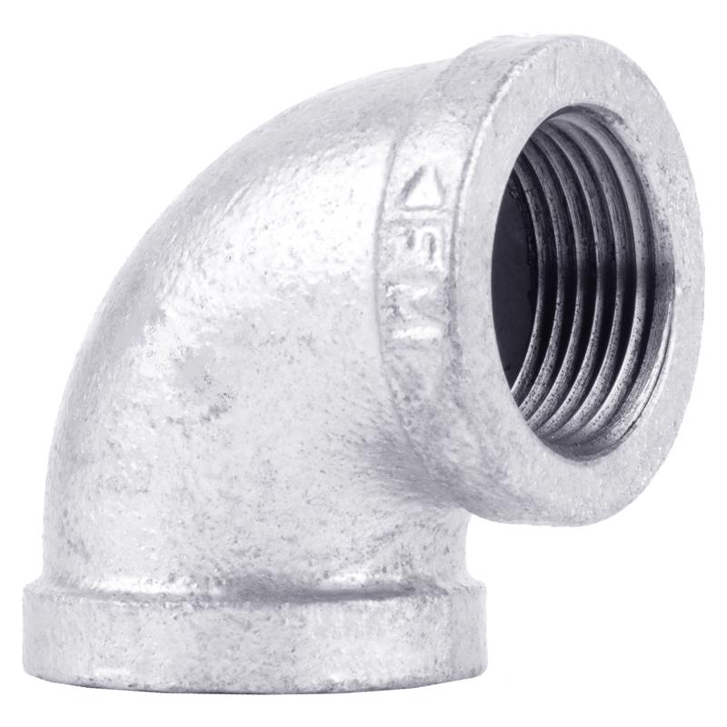 STZ Industries 3 in. FIP each X 3 in. D FIP Galvanized Malleable Iron 90 Degree Elbow