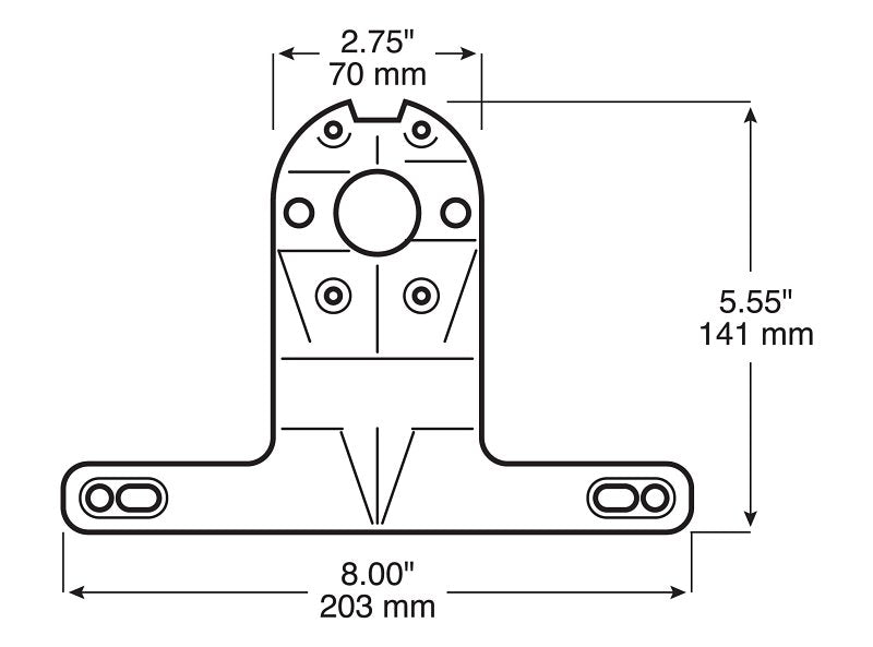 PM V944 Stop/Turn/Tail and Side Marker Kit, LED Lamp, Red Light, Red Housing