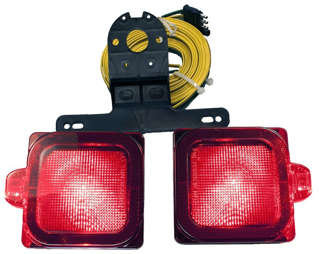 PM V944 Stop/Turn/Tail and Side Marker Kit, LED Lamp, Red Light, Red Housing
