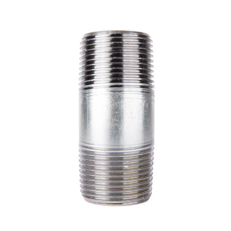 STZ Industries 3 in. MIP each Close Nipple Galvanized Steel Close Nipple