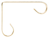 Landscapers Select GB0163L Planter Bracket, 4-1/4 L, Steel, Brass, Wall Mount Mounting