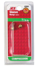 Ace 3/16 in. Compression Brass Sleeve, Pack of 5