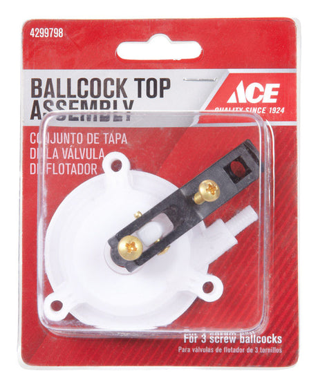 Ace 3 Screw Ballcock Repair Kit Black Plastic