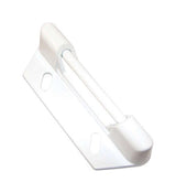 Barton Kramer White White Aluminum Door Latch 1 pk