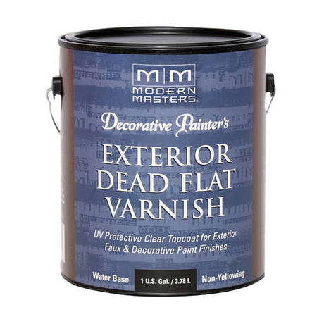 Modern Masters Semi-Gloss Clear Water-Based Dead Flat Varnish 1 gal