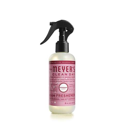 Mrs. Meyer's Clean Day Peppermint Scent Air Freshener 8 oz Liquid, Pack of 6