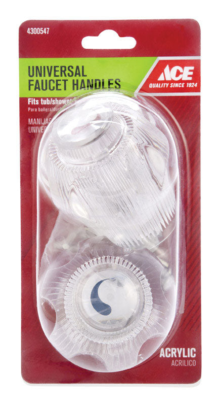 Ace For Universal Clear Bathroom, Tub and Shower Faucet Handles