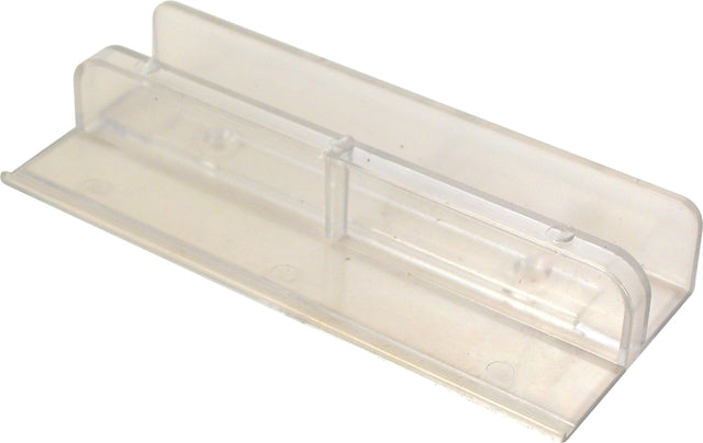 Prime-Line M 6067 Series Door Guide, 4-1/16 in L x 1-5/8 in W Dimensions, Plastic, Clear
