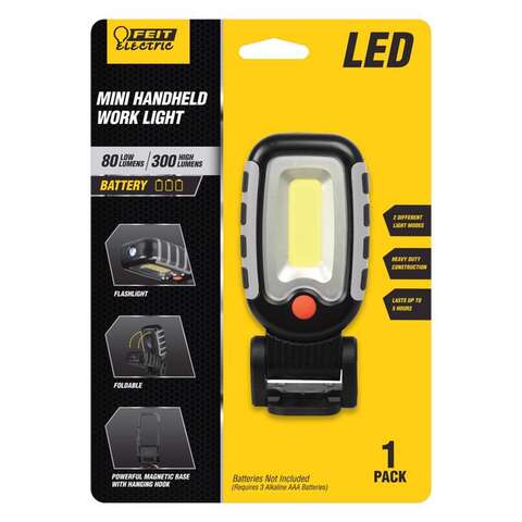 Feit 300 lm LED Battery Handheld Work Light