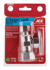 Ace Compression Compression Brass Straight Stop Valve