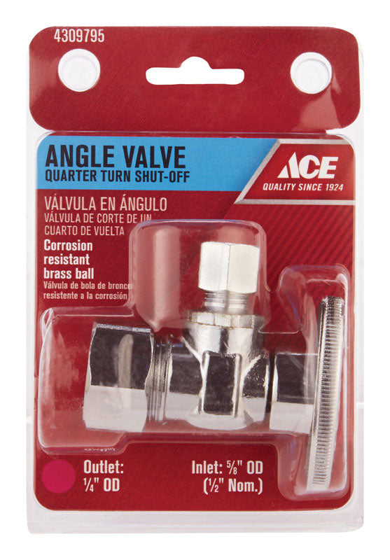 Ace Compression Compression Brass Shut-Off Valve