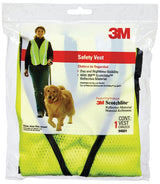 3M TEKK Protection 94601-80030T Reflective Safety Vest, One-Size, Fabric, Fluorescent Yellow