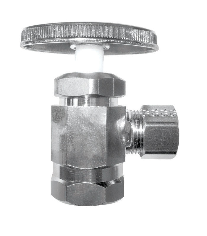 Ace 1/2 in. FIP X 3/8 in. Compression Brass Shut-Off Valve
