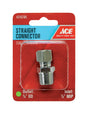 Ace 3/8 in. MPT X 3/8 in. D Compression Brass Straight Connector