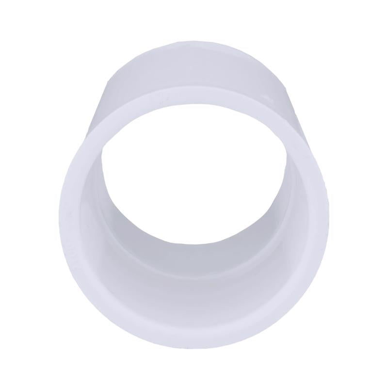 Charlotte Pipe Schedule 40 1-1/4 in. Slip X 1-1/4 in. D Slip PVC Coupling 1 pk, Pack of 25