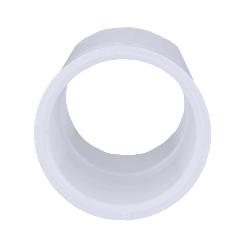 Charlotte Pipe Schedule 40 1-1/4 in. Slip X 1-1/4 in. D Slip PVC Coupling 1 pk, Pack of 25