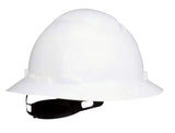 3M SecureFit CHH-FB-R-W6-SL Non-Vented Hard Hat with Ratchet Adjustment, One-Size, 4-Point Ratchet Suspension, White