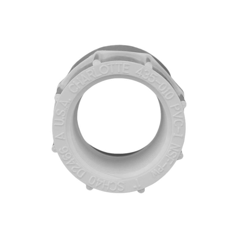 Charlotte Pipe Schedule 40 1 in. Slip X 1 in. D FPT PVC Pipe Adapter 1 pk, Pack of 25