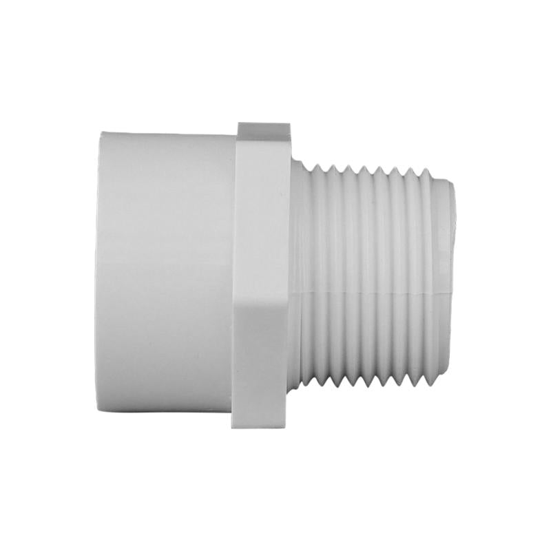 Charlotte Pipe Schedule 40 3/4 in. Slip X 3/4 in. D MPT PVC Pipe Adapter 1 pk, Pack of 25