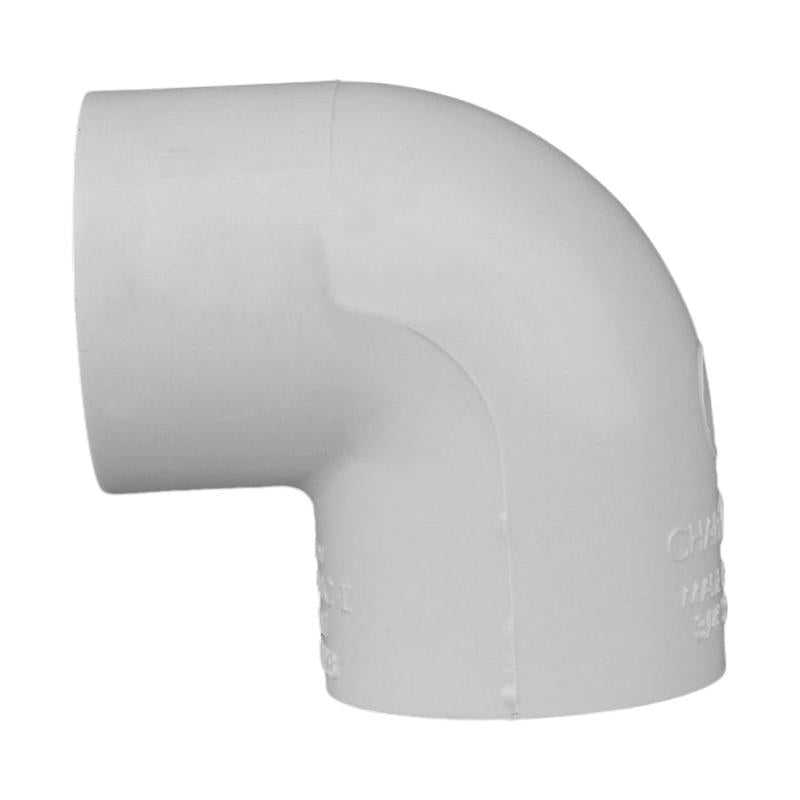 Charlotte Pipe Schedule 40 3/4 in. Slip X 3/4 in. D Slip PVC Elbow 1 pk, Pack of 25