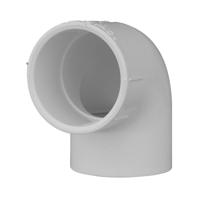 Charlotte Pipe Schedule 40 1-1/2 in. Slip X 1-1/2 in. D Slip PVC Elbow 1 pk, Pack of 25