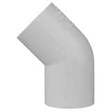 Charlotte Pipe Schedule 40 1/2 in. Slip X 1/2 in. D Slip PVC 45 Degree Elbow 1 pk, Pack of 25