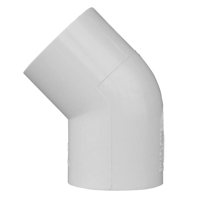 Charlotte Pipe Schedule 40 1 in. Slip X 1 in. D Slip PVC Elbow 1 pk, Pack of 25